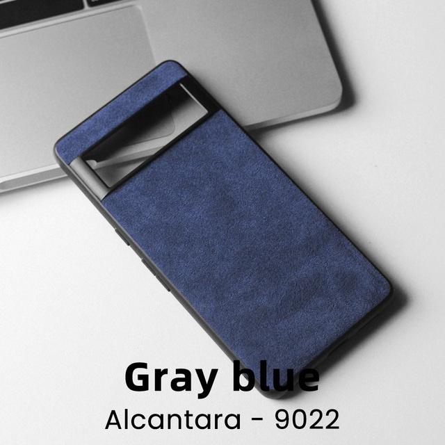 Alcantara Hülle für Google Pixel 10 Pro XL 5G 9 Pro 9A 8 8A 7A 7 6A 6 Pixel Fold Natürliches Wildleder Leder + Weiche Kante + PC Harte Abdeckung