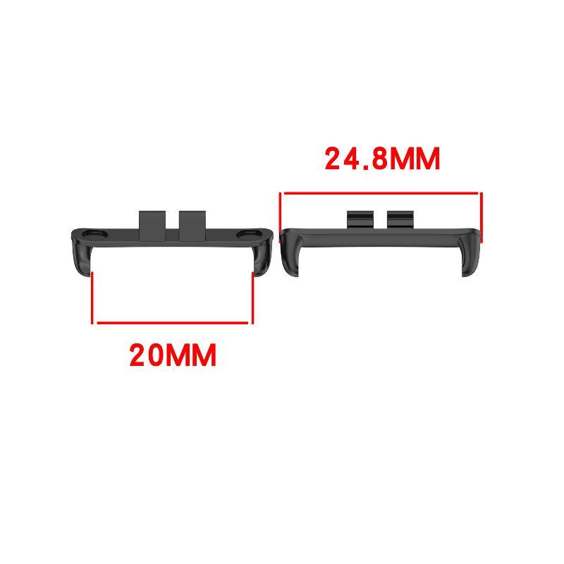 Metal Watch Band Connector Head 1 Pair 20mm 316L Stainless Steel Adapter for 2i Watch Strap Replacement Parts