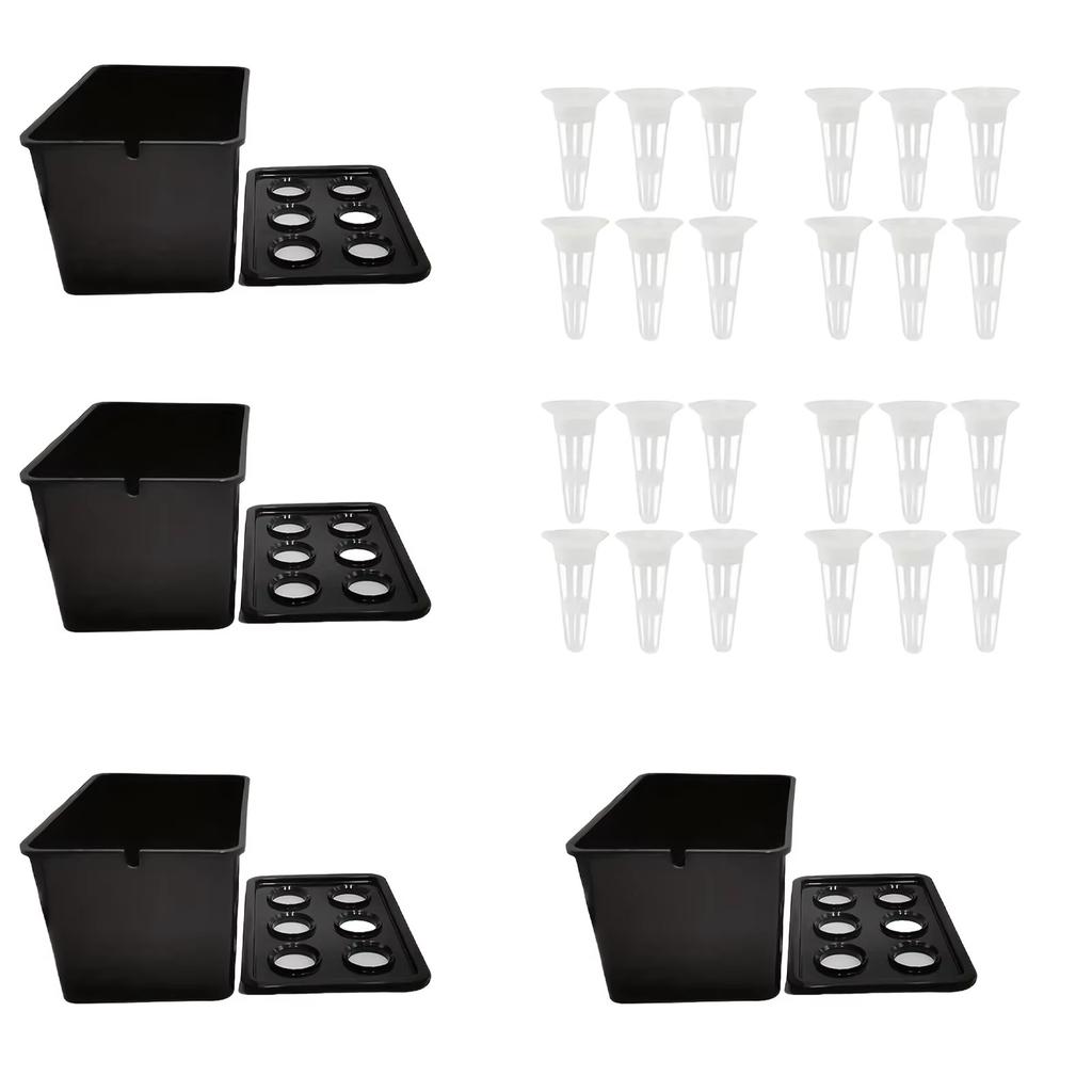 Gardening Nursery Pots Hydroponic System Growing Box Universal Planting Container for Propagation Plants Vegetable Boxes