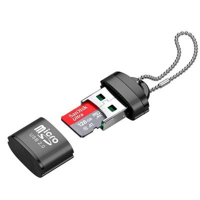 Usb Micro Sd/tf Kaartlezer Usb 2.0 Hi-speed Mini Usb Adapter Laptop Accessoires