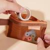 Mini Mesh Coin Bags Portable Money Earphone Data Cable Chargers Storage Bag ID Credit Card Holders Zipper Pouch Travel Organizer