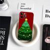 Anime Weihnachtsmann Rentier Weihnachtsbaum Handyhülle für iPhone 11 12 13 14 15 16 17 Pro Max Plus Transparente Rückseite