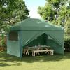 VidaXL Collapsible Pop-Up Party Tent 4 Sidewalls Green, Tent, Awning Tent, Gazebo Awning, Tent 4005024