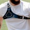 Fashion PU Shirt Sleeve Holder Adjustable Armlet Bracelets for Nightclub Male