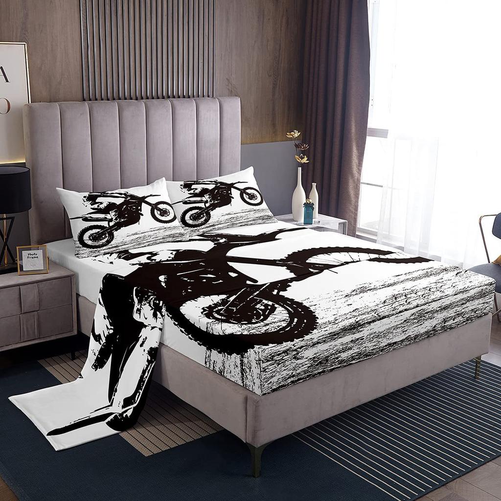 Rat Rodent Pattern Bed Hat Four-Piece Bedding Set Bedroom Dormitory Bedding Decoration