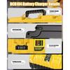 KUNLUN DCB104 Replacement for Dewalt Battery Charger Station,4 Port Fast Rapid Charging Station For All Dewalt 12V 20V Battery