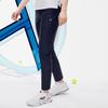 Fila Solid Color Athletic Knit Straight Leg Casual Pants Women Bottoms Dark-Blue A11W223602FNV