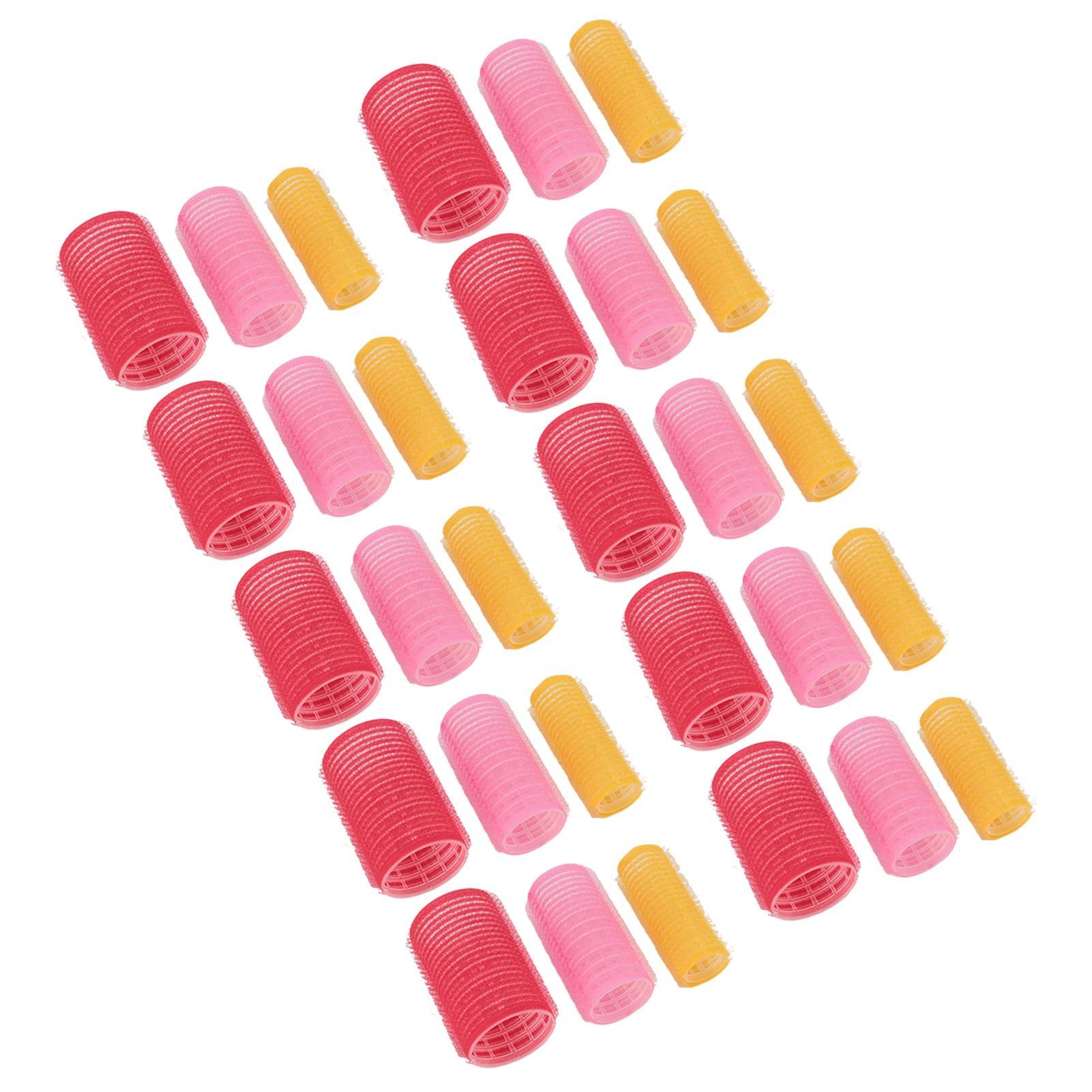 

Hair Rollers Set Self Grip Holding Hair Curlers Heatless Rollers DIY Styling Curling Tool 10pcs