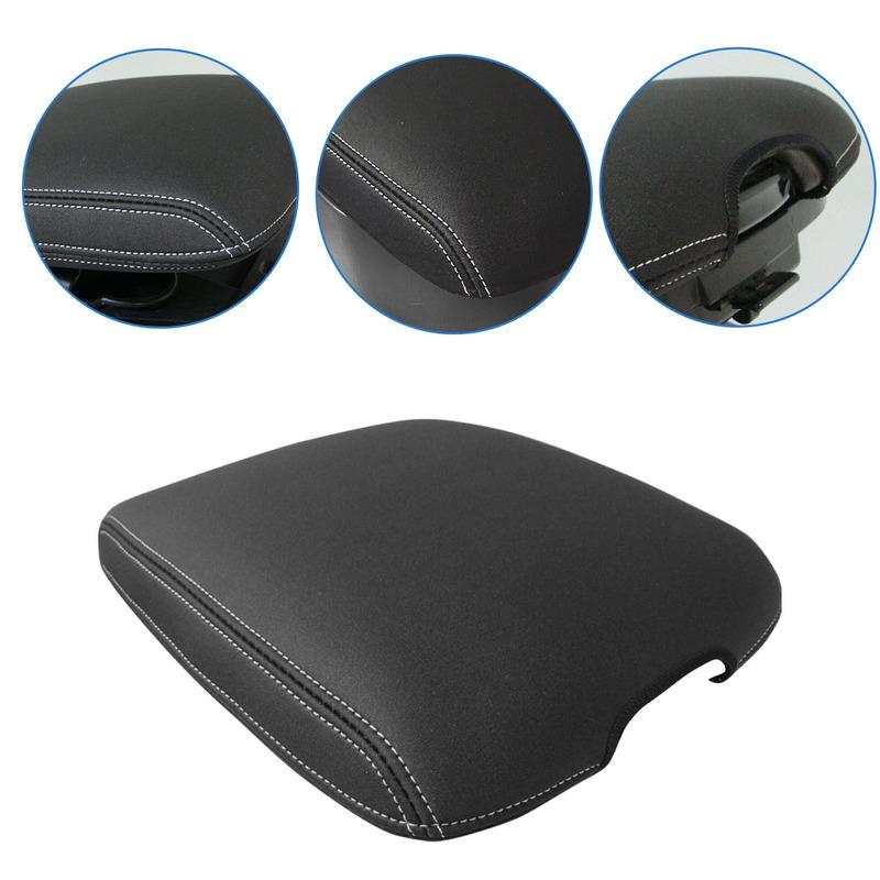 Car Center Central Armrest Box Cover Black Neoprene Handrest Protection For Toyota Landcruiser 100 Series 1998 1999 2000-2007