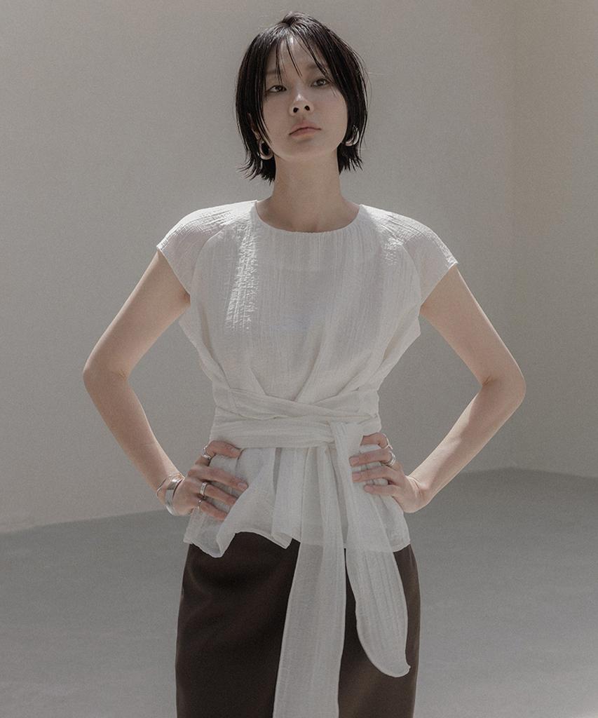 Memua Sherry Strap Blouse (Ivory)