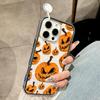 Drop-proof Halloween Pumpkin Phone Case for iPhone 17 Pro Max/16/15 Pro with Large Cutouts