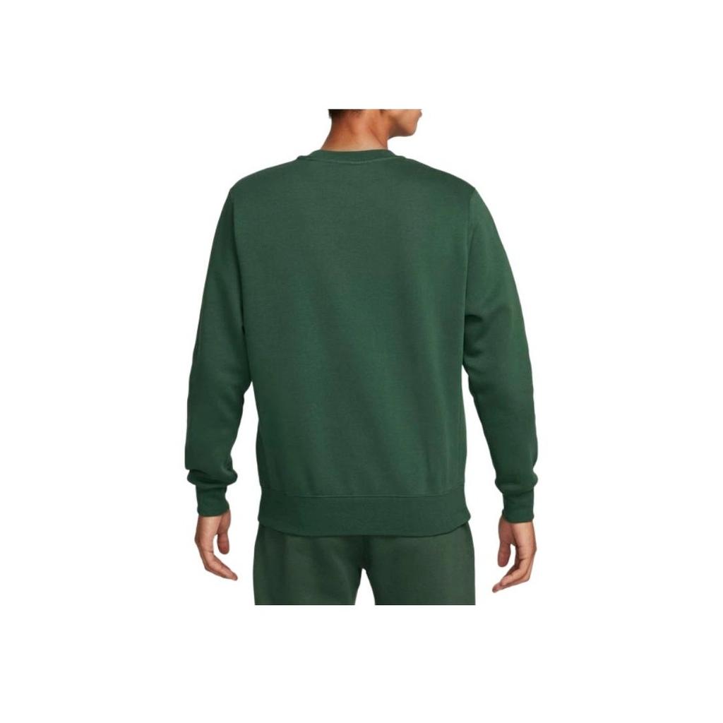 Nike Embroidered Letter Crewneck Pullover Sport Long Sleeve Sweatshirt Men Sweatshirt Green BV2663-323