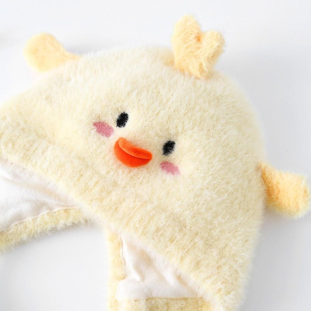 Süße Kinder Strickmütze Cartoon-Tier Verdickte Beanie Mütze Winddicht Hält Warm Ohrenschützer Kappe Für