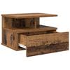 Floating Nightstand Reclaimed Wood 40 X 31 X 28 Cm Engineered Wood