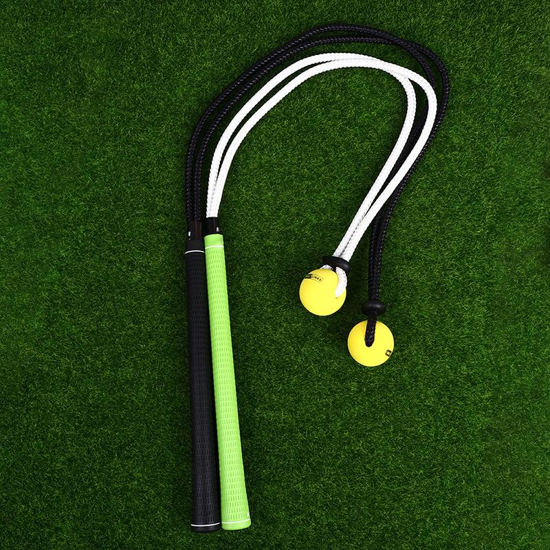 Golfový švihový trenažér lano Golfové tréninkové pomůcky pro nácvik Začátečník Korekce držení těla Rozcvičovací cvičení Asistence Golfový švihový trenažér