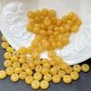 Colorful Chalcedony Abacus Spacer Beads: Oil Green & Amber for DIY Bracelet Bodhi Accessories