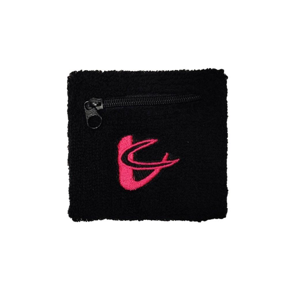 

Wrist Zipper Wristband Mini Pocket Wrist Purse Bag Sports Wristband Wristband With Zipper чорний