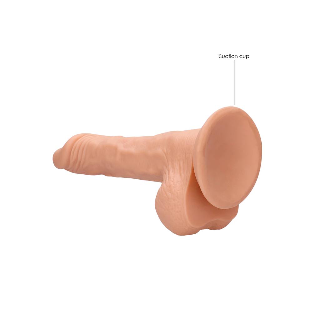 RealRock - Dildo with Testicles 25 cm