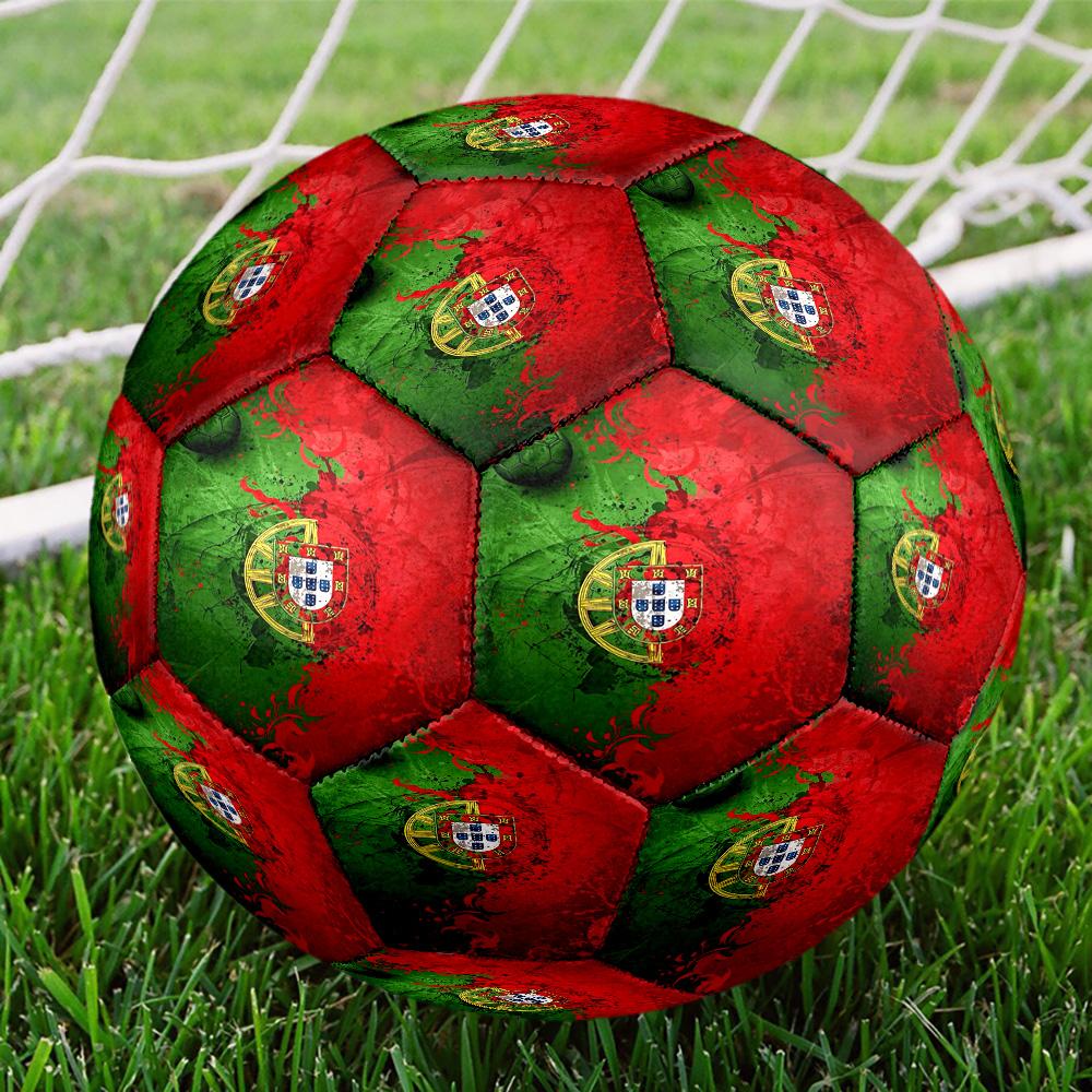 1pc Global Soccer Stars Size 5 Football Soccer Balls, Competition Sport Football Indoor And Outdoor Training Ball.Q702026