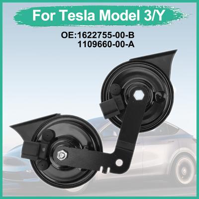 Gas Electric Dual Horn Car Horn For Tesla Model 3/Y 1622755-00-B 1109660-00-A 1622755 2021-2023 Replacement Parts New Auto Parts