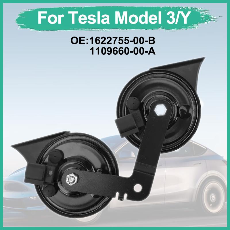 Gas Electric Dual Horn Car Horn For Tesla Model 3/Y 1622755-00-B 1109660-00-A 1622755 2021-2023 Replacement Parts New Auto Parts