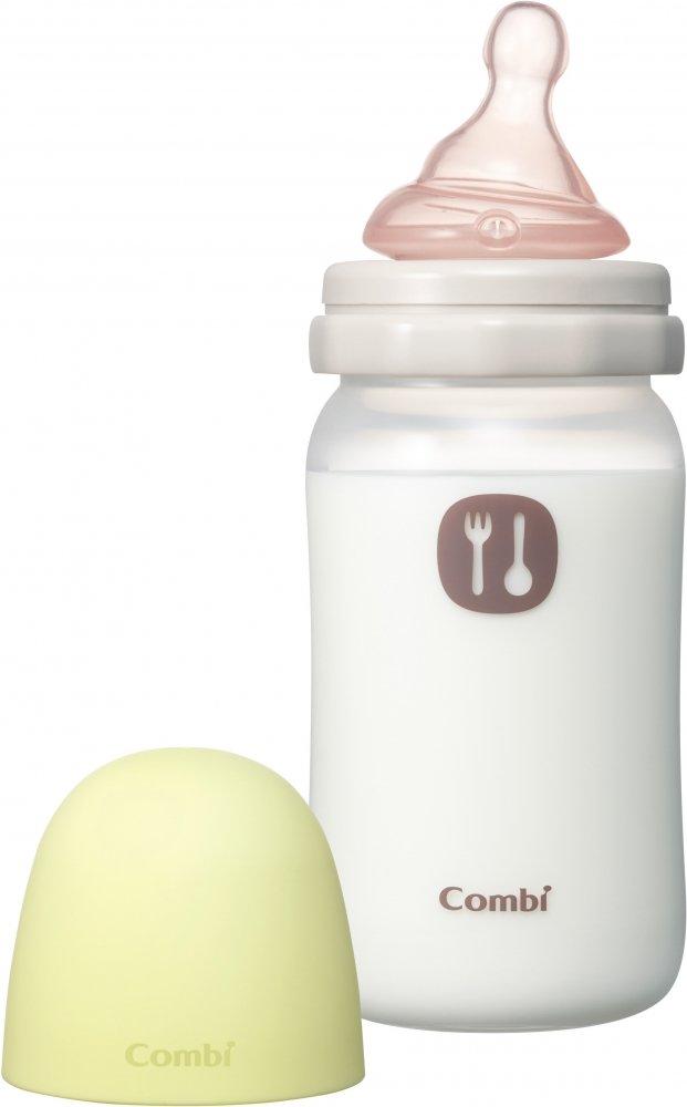 

COMBI Teteo LiCO Nursing 240ml Nipple Lime Bottle, Plastic, (Medium Included),