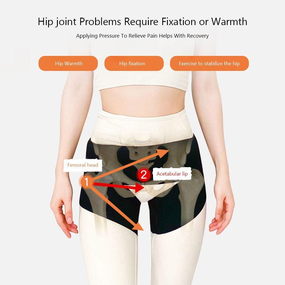 Pain Relief Groin Wrap Elastic Webbing Thigh Support Brace Compression Sleeve  Elastic Webbing