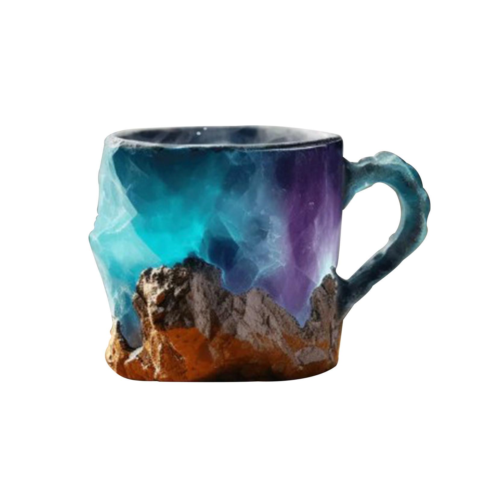 

Новые кофейные кружки, кофейные кружки, натуральная кофейная кружка, цветная кружка, полупрозрачная кофейная кружка, элегантное рождество One Size