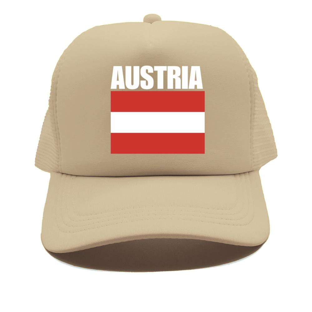 Cappellino da Baseball Bandiera Austriaca Fresco Estivo Unisex Rete Traspirante Cappello per Fan del Paese Cappellino Trucker Unisex Cappellini in Rete Traspirante per Esterno