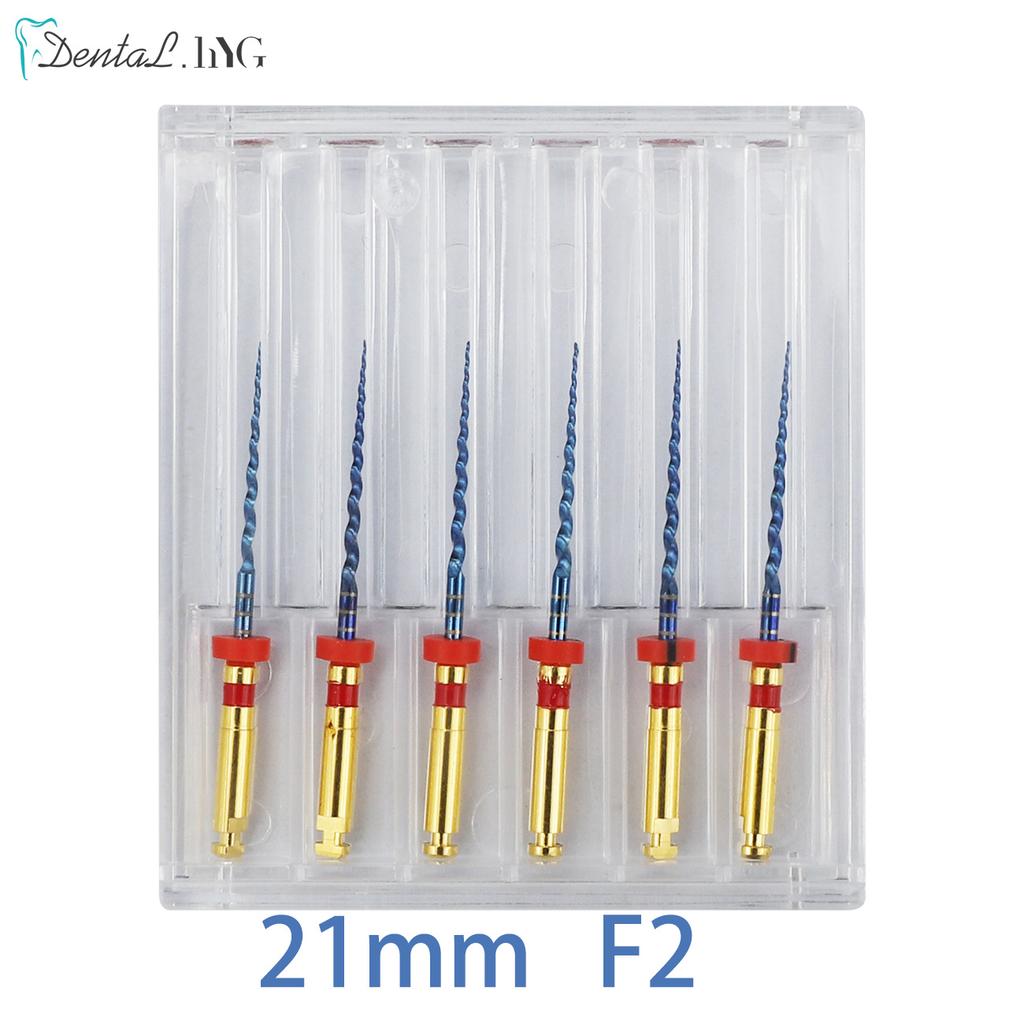 Zahnärztliche SX-F3 Blaue Feilen Nickel-Titan Rotierend Universell Motor Endodontisch Anti-Ermüdung Konstant Nadel Zahnmedizin Wurzelkanal Material