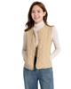 YAMANMAN Padded Down and Insulated Winter and Available In Plus Size 2L Women's Vest, Sleeveless, Lightweight, Cold-Proof, Windproof, Warm, Wear,