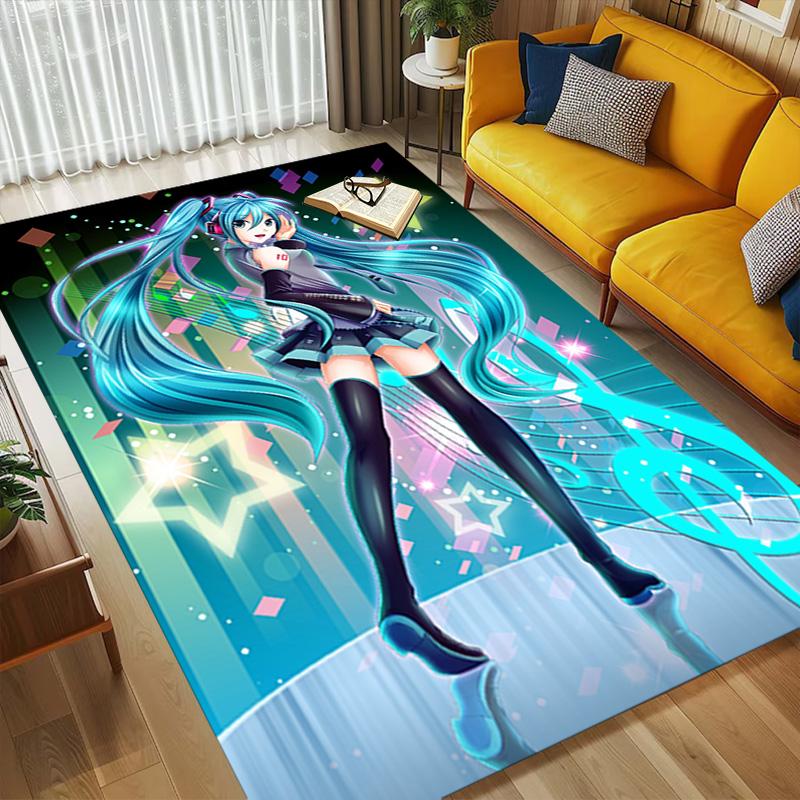 Vocaloid Fantasy Living Room Nonslip Area Rug Soft Carpet For Bedroom Game Playroom Sofa Office Home Decor Doormat Christmas Gift C9301217
