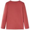 Children's Long-Sleeved Shirt Dark Red 116