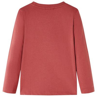 Children's Long-Sleeved Shirt Dark Red 116
