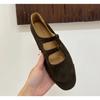Fashion New Mary Janes Flats Shoes Ballet Casual Sneakers Women Sandals Loafers Trend Shallow Dress Suede Comfort Zapatos Mujer