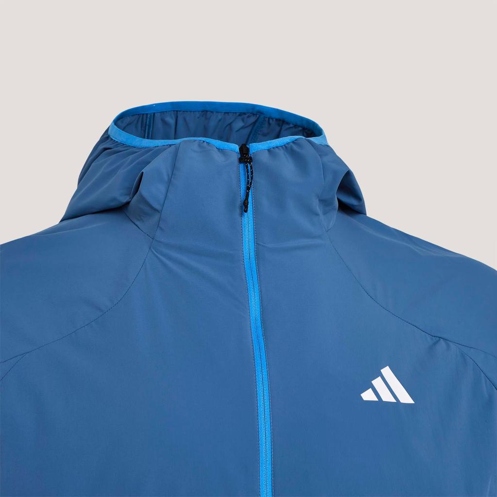 Adidas Loose Hood Cooling Woven Sports Loose Zip Hooded Long Sleeve Jacket Men Jackets KZ0015