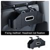 Car Backseat Organizer with Cup Holder Tissue Box Multifunctional Universal Automotive Seat Headrest Hanging Storage Box Hook Car Accessories