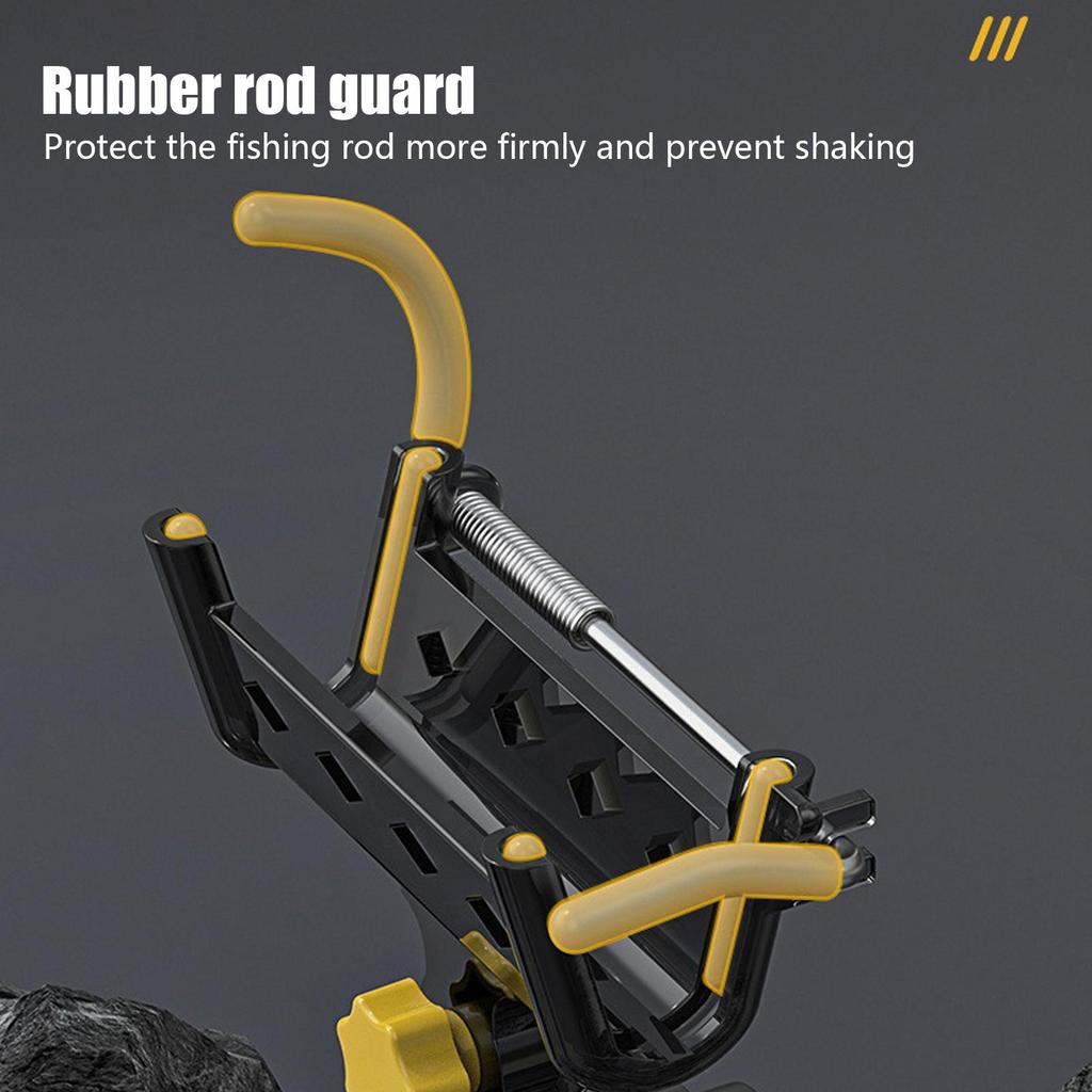 Ground Fishing Pole Holders 360 Degree Adjustable Fish Pole Stand Stable Lightweight Fishing Gear Equipment Stand For Outdoor