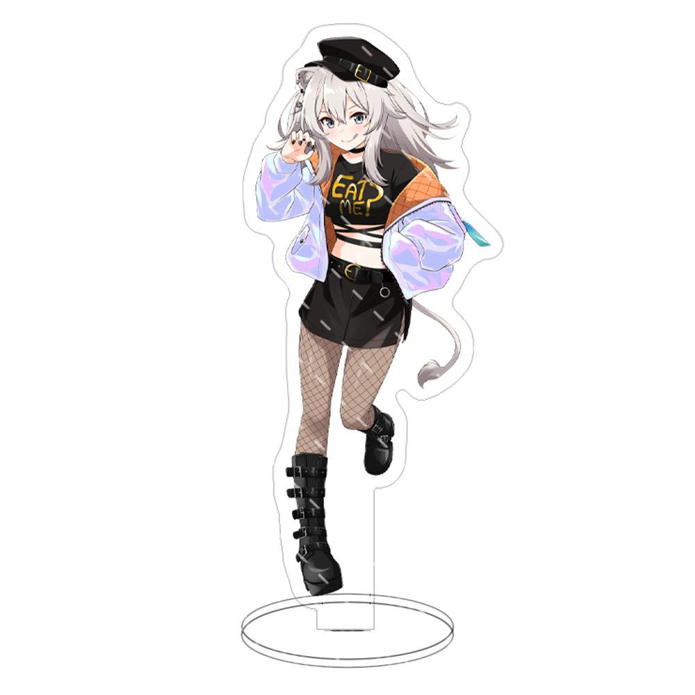 15cm Hololi Virtual Hostess New Cartoon Characters Acrylic Cosplay Stand Model Creative Office Decorations Cute Permanent Recording Fans