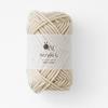 Rohwollgarn, Acrylo L, Extradick, 50g (ca. 55m), Hergestellt in Japan, 5-Kugel-Set (2. beige)