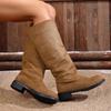 Plus Size Shoes for Women 35-43 Autumn Winter Wome Platform Round Toe Warm Comfortable Non-slip  Knee-high Women Boots 2026