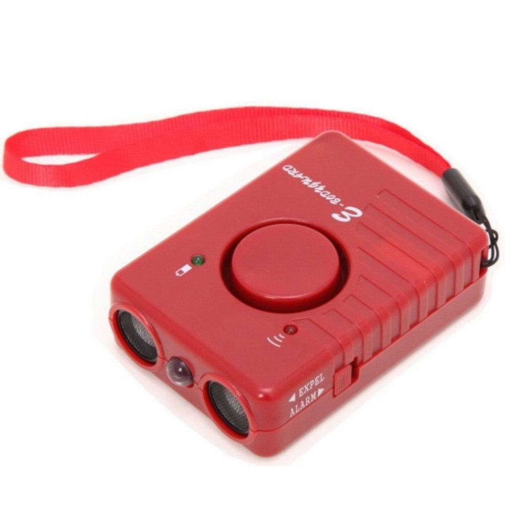 Multifunction Outdoor Ultrasonic Dog Repeller Anti-theft Alarm LED Flashlight Random Color