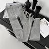 Alluson Fall/Winter Cotton Knit Striped Pantyhose