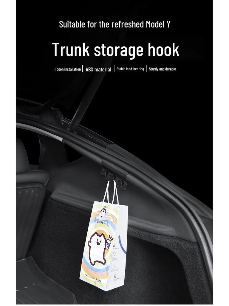 Model Y (6-Seater) Refreshed Tesla Trunk Side Hooks