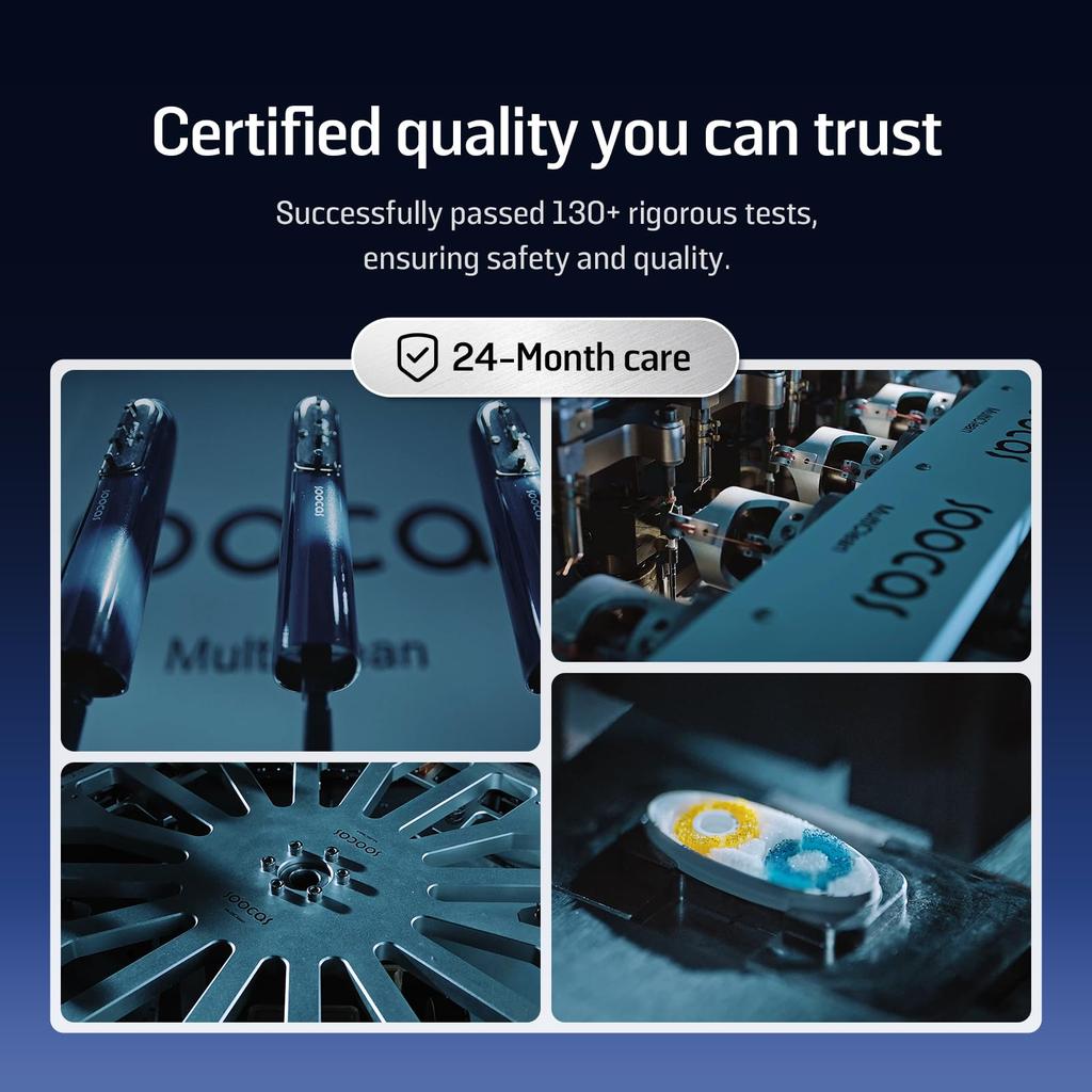 Soocas NEOS II Electric Toothbrush with Jet Sonic Oral Interdental Water 124 PSI High Plaque Battery IPX8 Perfect for White Washer, 2-in-1 Toothbrush,