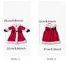 Christmas Red Wine Bottle Cap Dress Christmas Skirt Wine Decor Reusable Wine Gift Access Holiday Bottle Decor