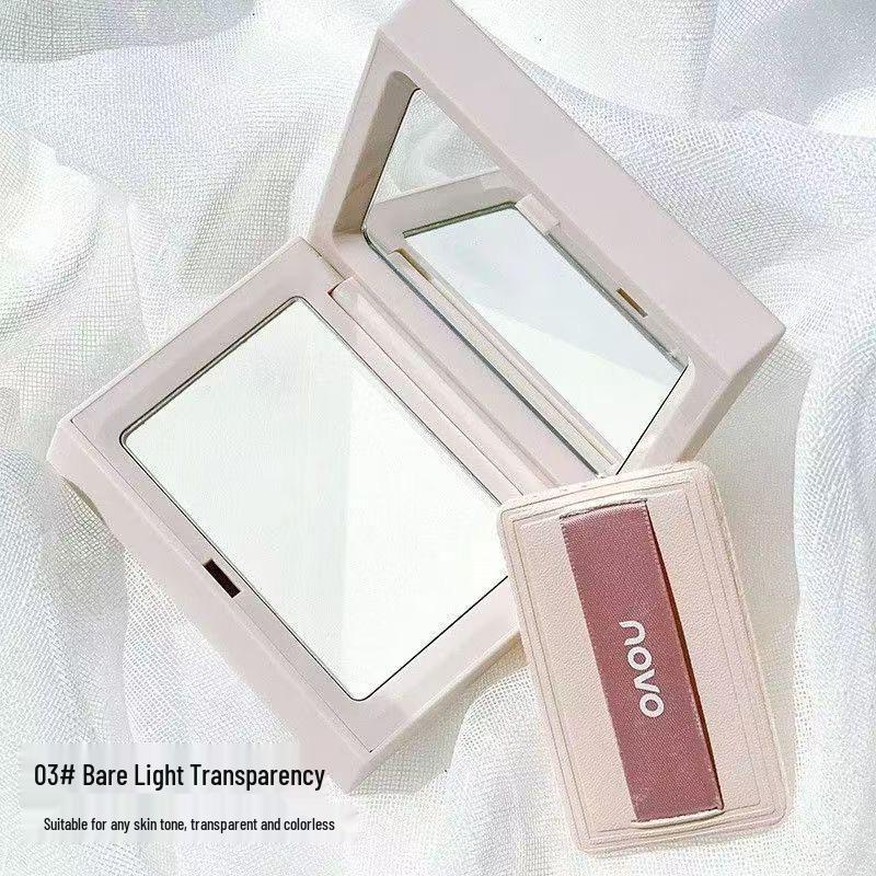 NOVO Matte Translucent Pressed Powder: Long-Lasting, Waterproof, Oil Control, Dual-Use Foundation and Concealer