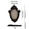 Black Baroque Style Photo Frame Goth Photo Display Holders Picture Frame Ornaments  Living Room