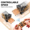 1:64 Scale Metal Die-cast Forklift Model Remote Control Children's Crane Toy with Connecting Trolley Boy Gift