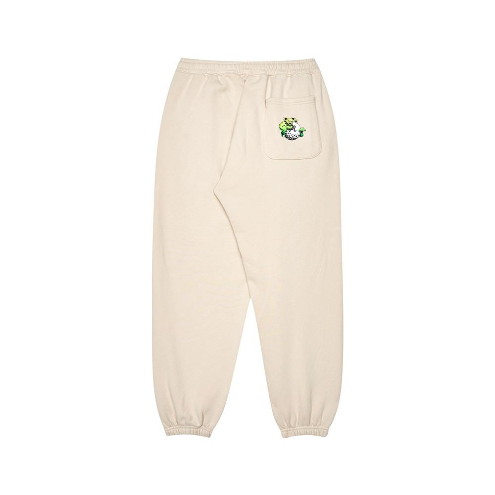 MALBON GOLF [Grateful Dead] Clubhouse Sweatpants Beige Green (Man)
